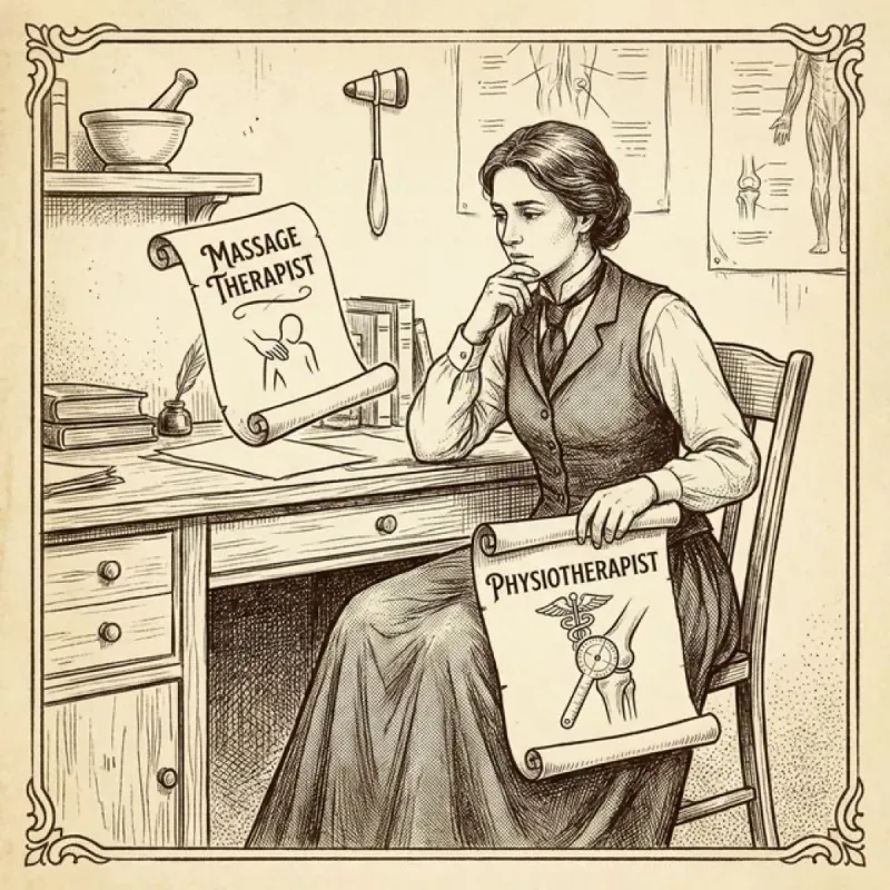 ¿Ir al masoterapeuta o al fisioterapeuta?