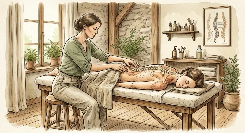 Higiene postural para programadores: Cómo el masaje Rolfing reestructura tu espalda en Diagonal Mar