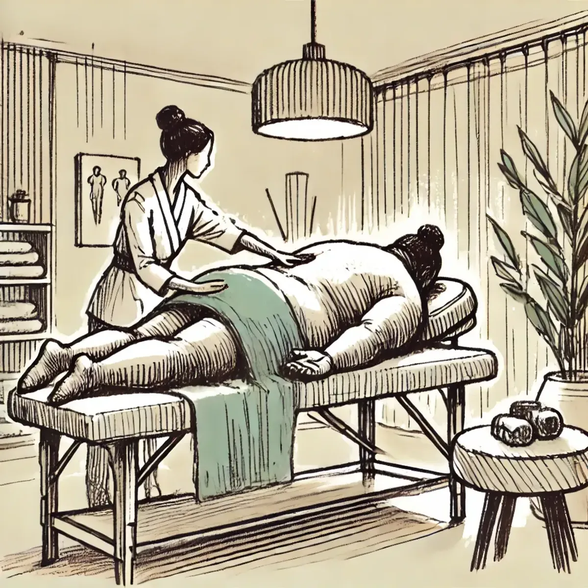 Beneficios del masaje en la población obesa