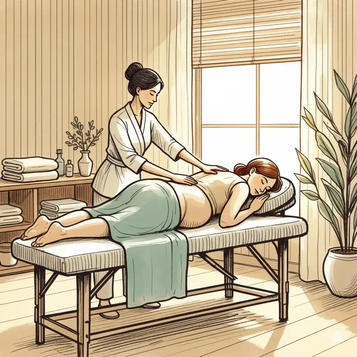 Masaje Prenatal para futuras mamás