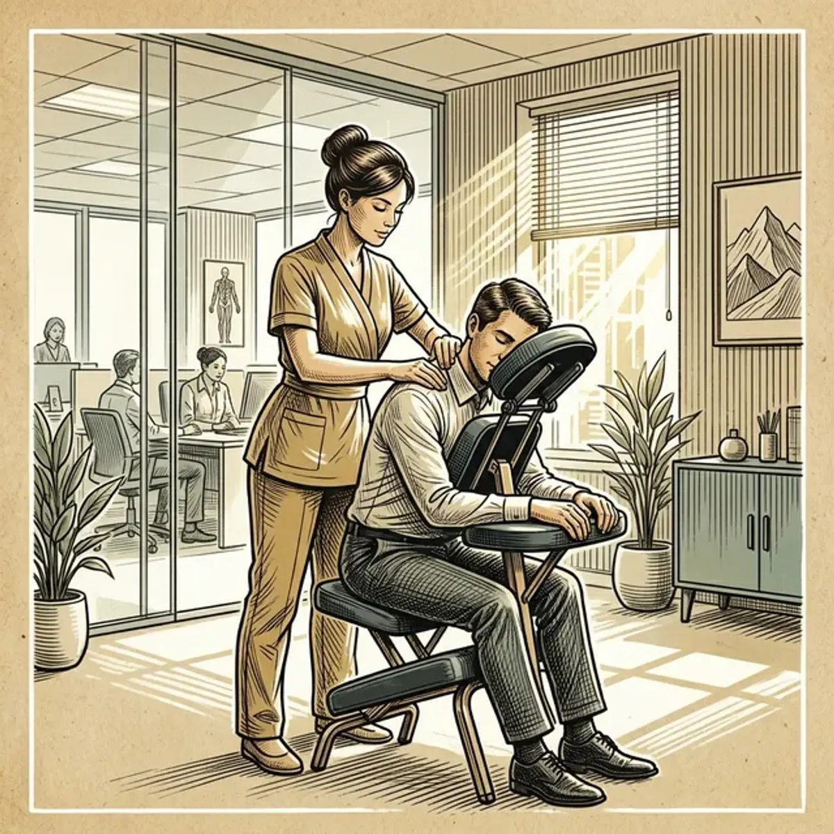 Menos Estrés Laboral: Masajes en la Oficina