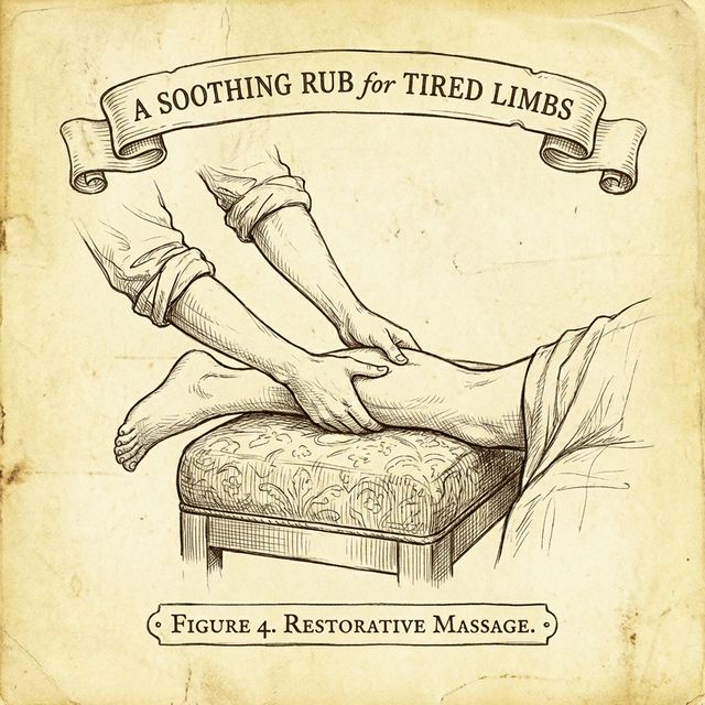 Masajes piernas cansadas